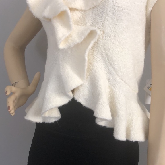 MODA International Jacket Sweater Cardigans Top with buttons. Size XL. Color W. - Picture 3 of 10